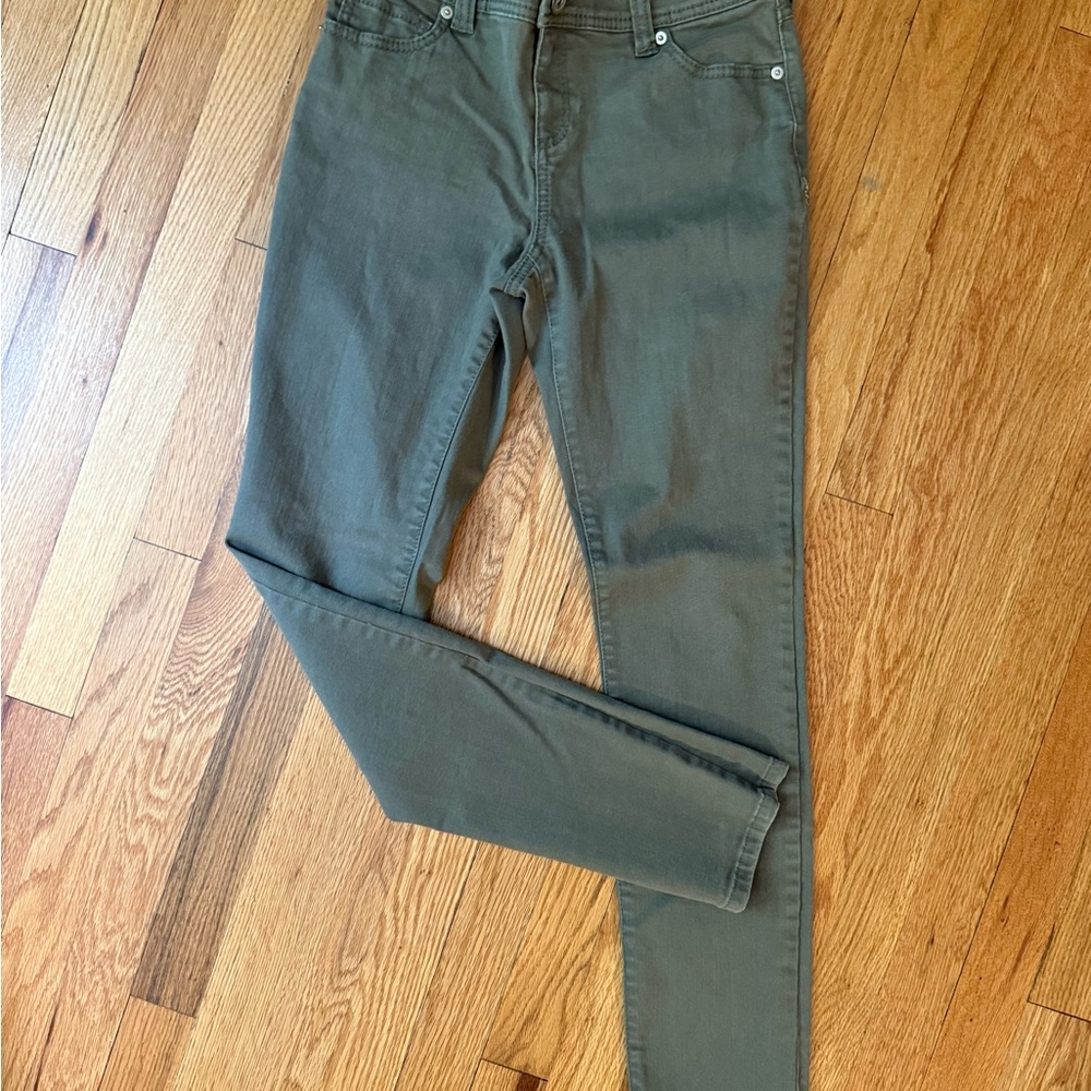 Olive Green Skinny Jeans